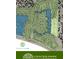Aerial view of community with lake and various homesites at 219 Darby Meadow Ln, Ridgeville, SC 29472