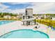 Spiral water slide at the community pool at 252 Watersglen Way, Summerville, SC 29486