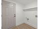 Laundry area with light grey door and utility hookups at 31 Allway St, Charleston, SC 29403