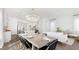 Open concept dining area with kitchen and living room views at 958 Carnes Crossing Blvd, Summerville, SC 29486