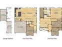 Two-story home floor plan, including a kitchen, great room, and four bedrooms at 15 Darby Meadow Ln, Ridgeville, SC 29472