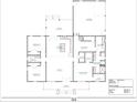 Floor plan showing a 3 bedroom, 2 bathroom house at Lot 1 Hendorrich Trl, Huger, SC 29450
