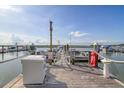 Wooden dock with access gate and fire extinguisher at 1880 Andell Bluff Blvd # D-16, Seabrook Island, SC 29455