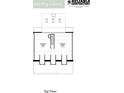 Top floor plan with storage areas and a staircase at 714 Wilson Cemetery Rd, Awendaw, SC 29429
