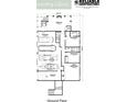 Ground floor plan showcasing a 4-car garage and bedrooms at 714 Wilson Cemetery Rd, Awendaw, SC 29429