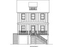 Architectural drawing of a two story home exterior at 1069 Capersview Ct, Awendaw, SC 29429