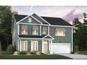 Two-story home with green board and batten siding at 4000 Middleton Dr, Goose Creek, SC 29445