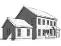 Two-story home with attached garage and traditional architectural style at 2958 Lodge Berry Ln, Johns Island, SC 29455