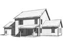 Two-story home with attached garage and traditional architectural style at 2958 Lodge Berry Ln, Johns Island, SC 29455