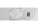 Simple bedroom with light grey walls and wood-look flooring at 105 Equestrian Ct, Summerville, SC 29486