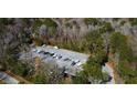 Aerial view of a boat storage area with numerous boats and trailers at 1473 Jeremy Cay Ct, Awendaw, SC 29429