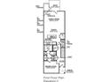 First floor plan of a townhome at 152 Cantona Dr, Summerville, SC 29483