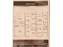 Floor plan of the Bohickett model, 3 bed, 2.5 bath, 2 car garage at 9120 Parlor Dr, Ladson, SC 29456
