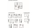 Second and third floor plans showing multiple bedrooms and bathrooms at 111 Ashley Cove Way, Summerville, SC 29483
