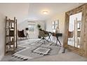 Spacious home office with built-in shelving and large mirror at 139 Dantzler Rd, Harleyville, SC 29448