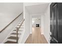 Staircase and view into living room from entry at 8809 Lannister Dr, North Charleston, SC 29420