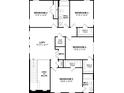 Second floor plan with 4 bedrooms, 2 baths, and a loft at 1660 Siloh Dr # 472, Mount Pleasant, SC 29466