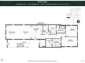 Two-bedroom garden flat floor plan; two and a half baths, 1642 sq ft at 609 King St # Gf3, Charleston, SC 29403