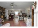 Living room with fireplace and kitchen views at 2363 Ranger Dr, Cross, SC 29436