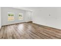 Bright living room with hardwood floors and backyard view at 2312 Meridian Rd, North Charleston, SC 29405