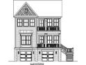 Two-story home with multiple windows, balconies, and a two-car garage at 1056 Capersview Ct, Awendaw, SC 29429