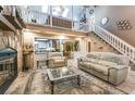 Open living area with high ceilings and loft at 111 Garden Hill Rd, Summerville, SC 29483