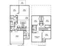 Two-story home floor plan, featuring 4 bedrooms, 2.5 baths, and a 2-car garage at 369 Willows Crescent Dr, Moncks Corner, SC 29461