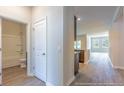 Simple bathroom with a shower/tub combo and a single sink vanity at 374 Willows Crescent Dr, Moncks Corner, SC 29461