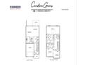 Two-story floor plan, The Davis, showing four bedrooms and two and a half bathrooms at 131 Yarrow Way, Moncks Corner, SC 29461