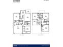 Two-story home floor plan showcasing a spacious layout and multiple bedrooms at 150 Carolina Groves Blvd, Moncks Corner, SC 29461