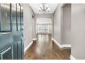 Bright entryway with hardwood floors and view to living room at 462 Eastern Isle Ave, Summerville, SC 29486