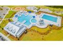 Resort-style pool with lap lanes, a playground, and clubhouse at 756 Long Bluff Rd, Summerville, SC 29486