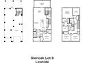 Two-story floor plan with 3 bedrooms, a Gathering room, and screened porch at 1094 Glenshaw St, North Charleston, SC 29405