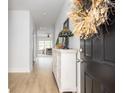 Light and bright entryway with a console table and lamp at 271 Lucca Dr, Summerville, SC 29486