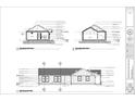 Architectural drawings showing house elevations and sections at 4621 Durant Ave, North Charleston, SC 29405