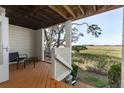 Deck with tranquil marsh views at 1712 Live Oak Park, Seabrook Island, SC 29455