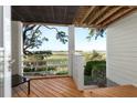 Private deck with marsh views at 1712 Live Oak Park, Seabrook Island, SC 29455