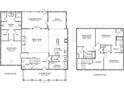 Two-story house floor plan, spacious layout at 3869 Delinger Dr, Mount Pleasant, SC 29466
