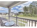 Relaxing balcony overlooking the neighborhood at 229 Camellia Bloom Dr, Moncks Corner, SC 29461
