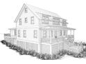 Two-story home with wraparound porch at 3215 Pine Needle Ln, Seabrook Island, SC 29455