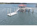 Floating dock and gazebo on calm water at 1913 Mooring Line Way, Mount Pleasant, SC 29466