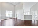 Dining area with hardwood floors and large windows at 1206 Creek Stone Way, Hanahan, SC 29410