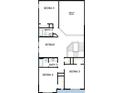 Second floor plan with bedrooms, baths & retreat at 1196 Reserve Ln, Awendaw, SC 29429