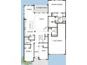 Two-story home floor plan with 3-car garage and owner's retreat at 1196 Reserve Ln, Awendaw, SC 29429