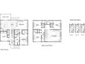 Second-floor plan showcasing a spacious layout with multiple bedrooms and bathrooms at 1213 Cecil Cir, Charleston, SC 29412