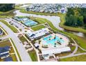 Community pool, tennis courts, and clubhouse at 218 Symphony Ave, Summerville, SC 29486