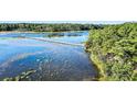 Picturesque waterfront view with a wooden pier at 4239 Tom Point Rd, Hollywood, SC 29449