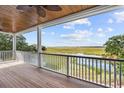Spacious deck overlooking marsh views at 1008 Mariners Cay Dr, Folly Beach, SC 29439