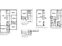 Second floor plan with multiple bedrooms and baths at 176 Cantona Dr, Summerville, SC 29483