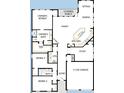 Open floor plan with 3 bedrooms, 2 baths, kitchen, dining and study at 322 Trailmore Ln, Summerville, SC 29486